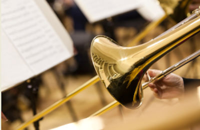 Trumpets symbolising a Brass Band