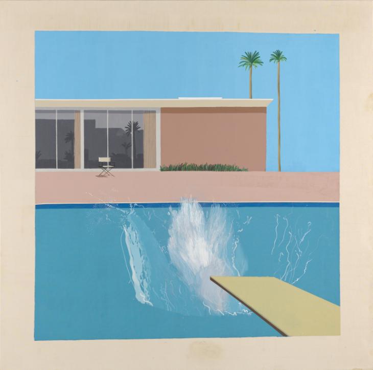 Hockney's painting A bigger splash