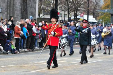 Image of military march